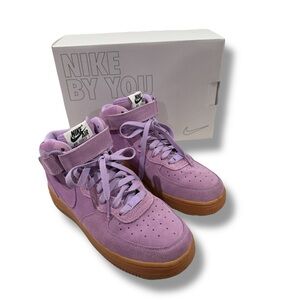 Nike Custom Lilac Purple AF1 Mid High Air Force 1 OAK